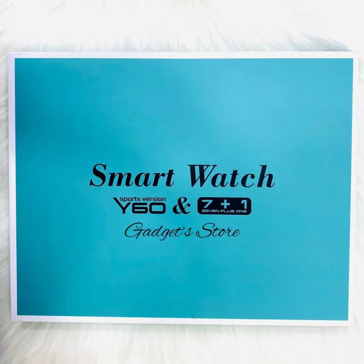 Y60 Ultra 7 in1 Ultra Smart Watch HD Display Bluetooth Calling All Sports Features